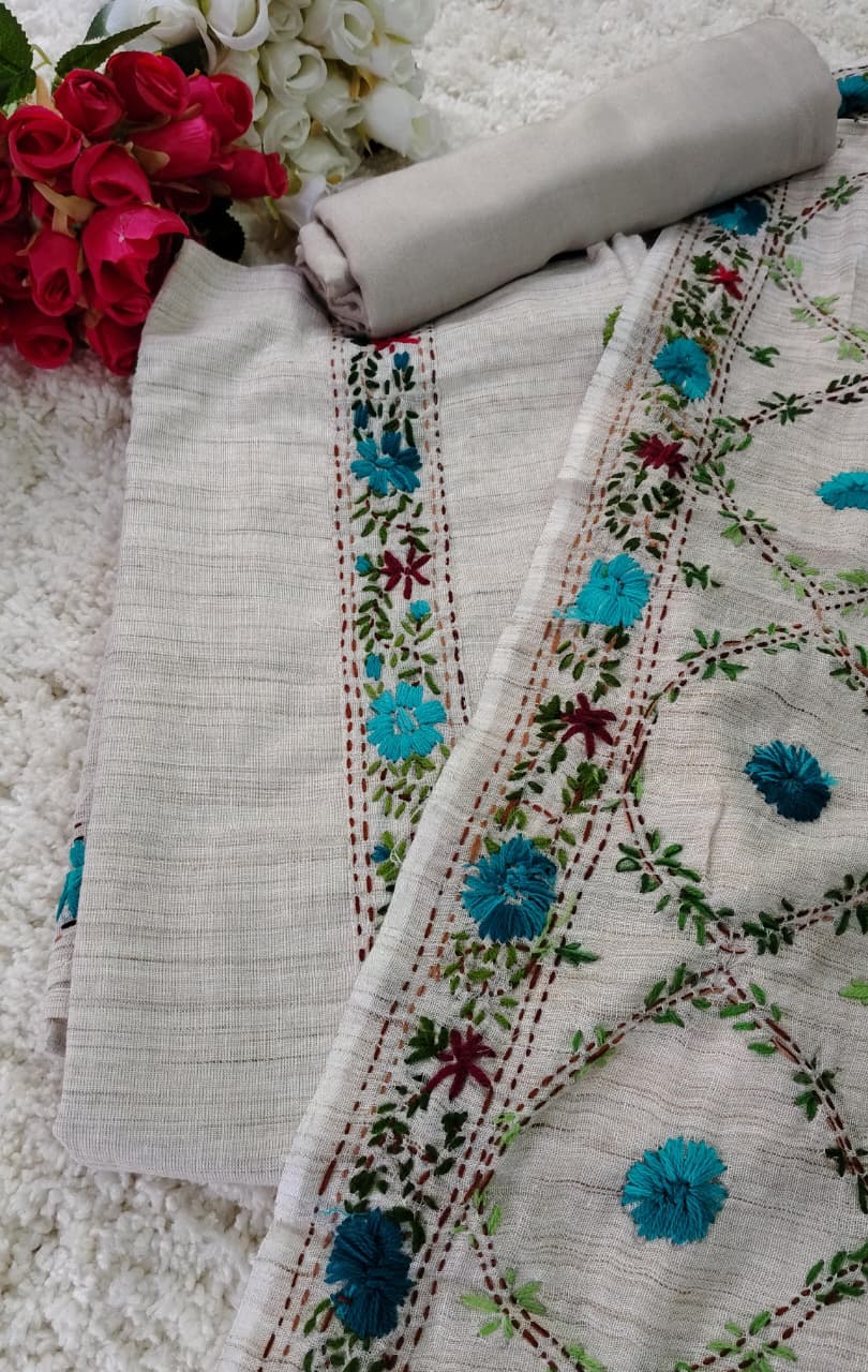 Shop AASAKI 019 Premium Kantha Work Suit Set with dupatta ✨