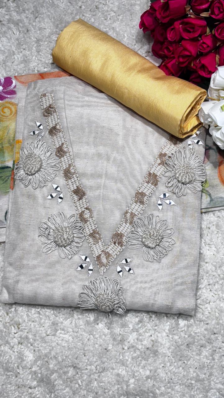 AASAKI 001 Premium Kota Doria Suit Set with Dupatta