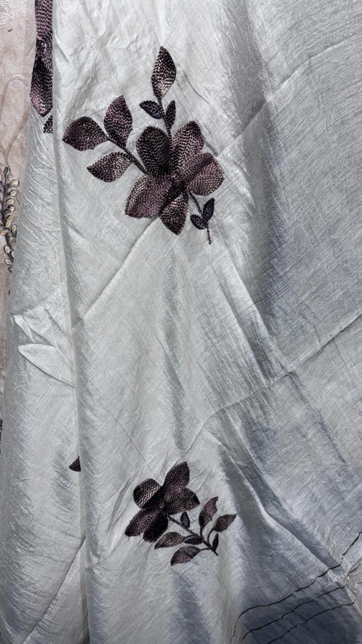 AASAKI 004 Silk Blend Cotton Suit Set with Dupatta