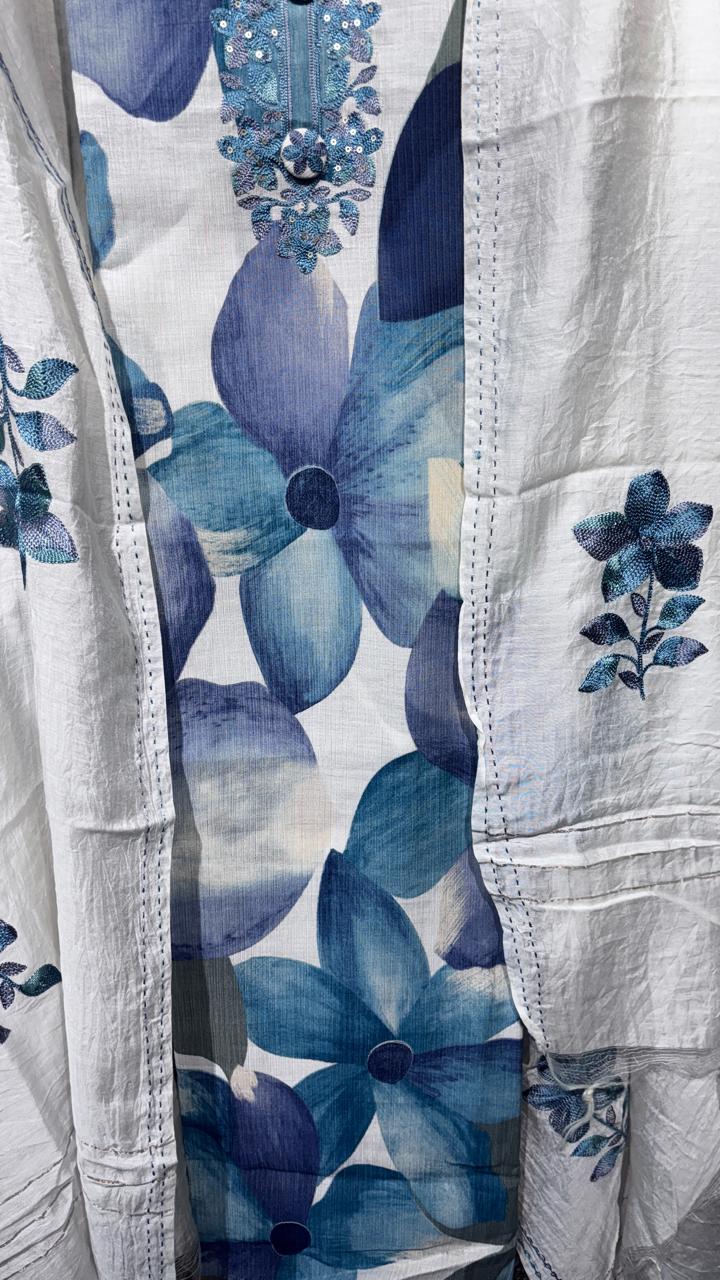 AASAKI 005 Silk Blend Cotton Suit Set