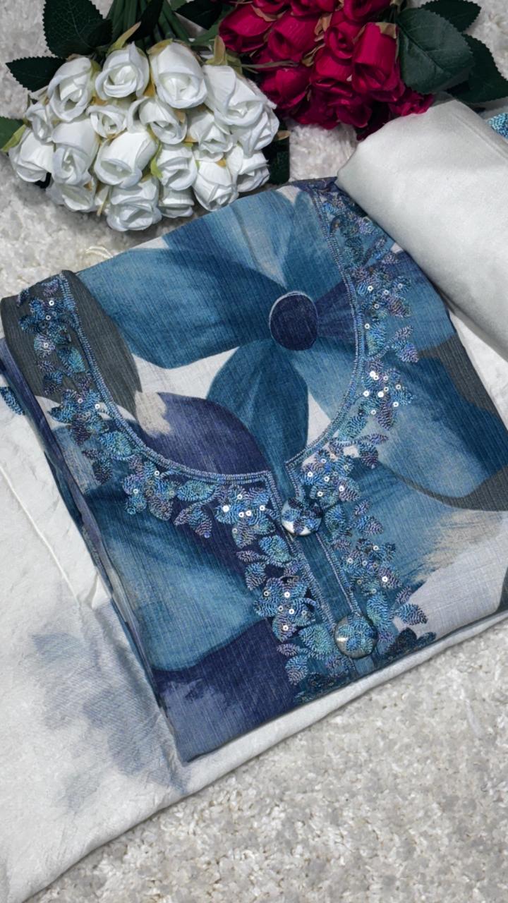 AASAKI 005 Silk Blend Cotton Suit Set