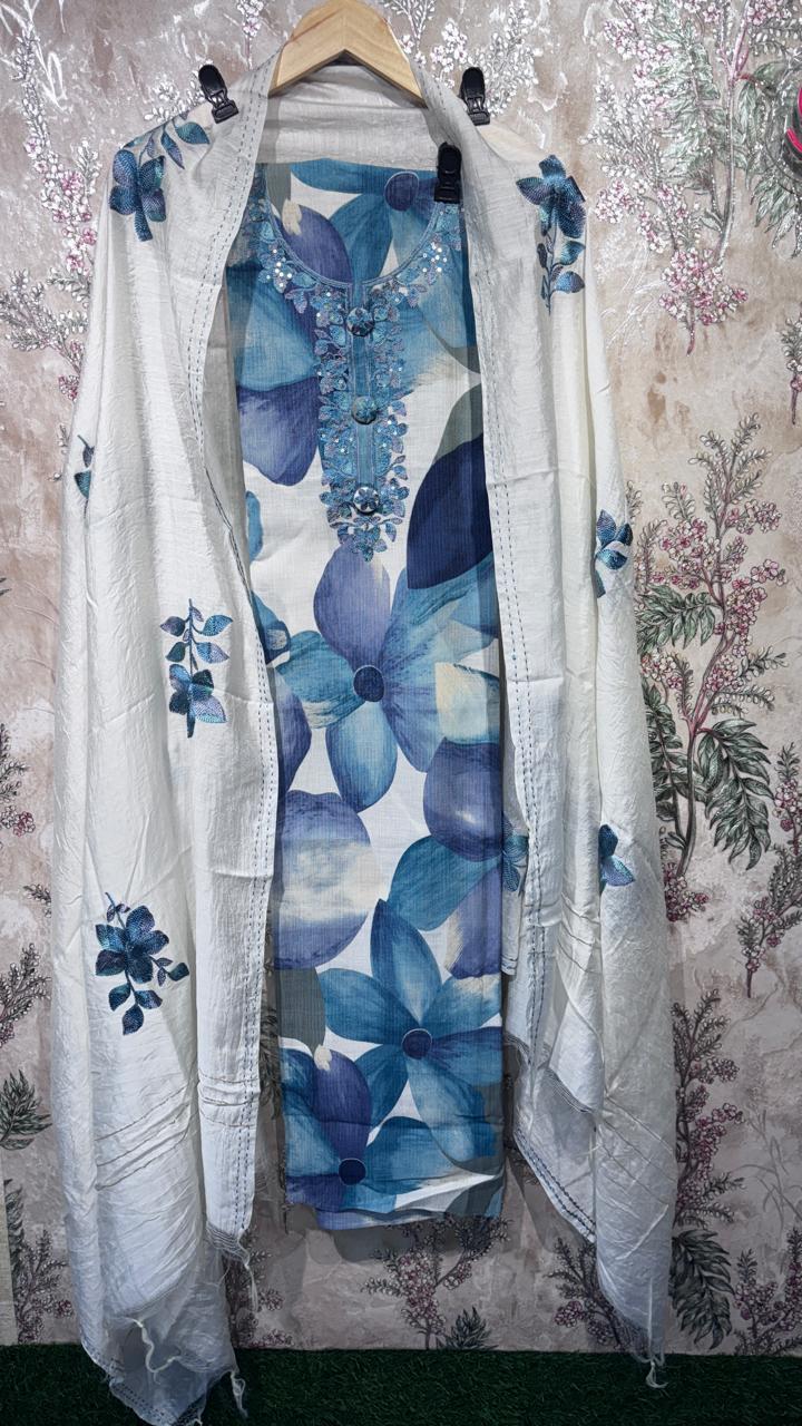 AASAKI 005 Silk Blend Cotton Suit Set
