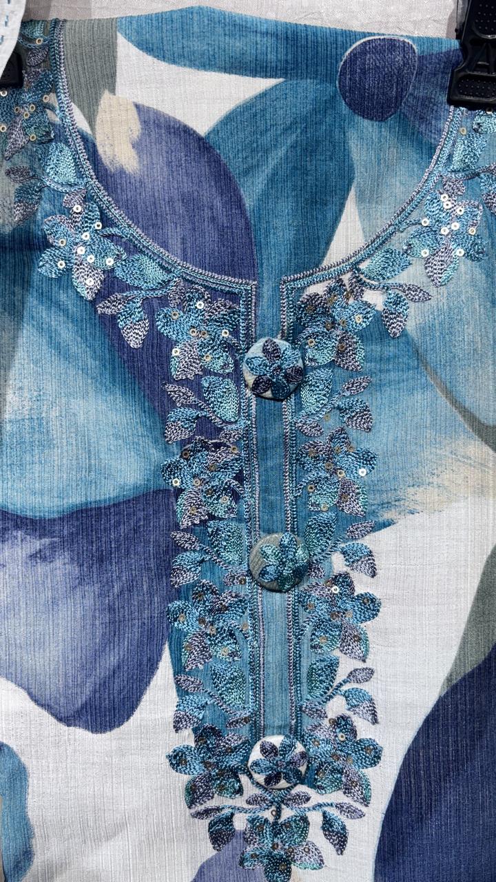 AASAKI 005 Silk Blend Cotton Suit Set